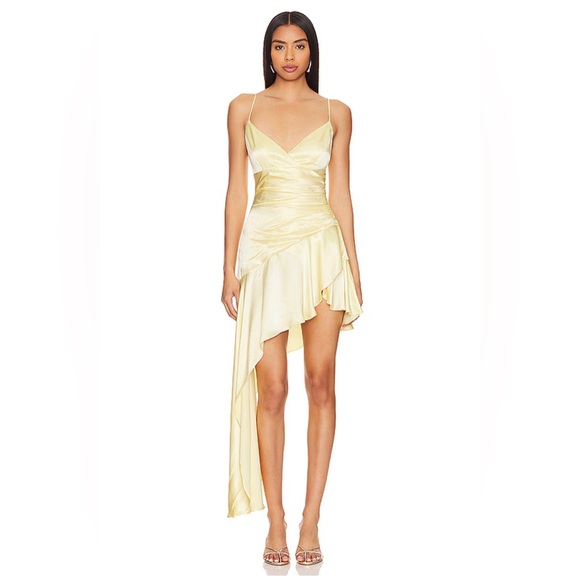 Bardot Dresses & Skirts - Idres High Low Dress in Canary Yellow Bardot Size 2 / XS